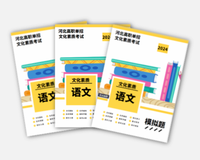 2024年河北单招考试（语文）真题资料书